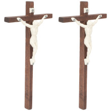 10 Pcs Christian Wooden Wall Cross Handmade Antique Hanging Plaque