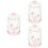 3Pcs Ceramic Tea Canister Multi-Functional Candy Spice Coffee Jar 8