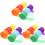 6Sets Colored Crepe Paper Rolls for Halloween Party and Craft Projects 2