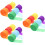 6Sets Colored Crepe Paper Rolls for Halloween Party and Craft Projects 7
