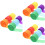 6Sets Colored Crepe Paper Rolls for Halloween Party and Craft Projects 6