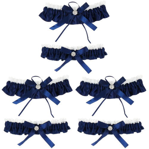 3 Paia Giarrettiera Accessorio Matrimonio 2