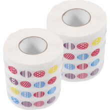 8 Rolls Easter Printed Toilet Paper Decorative Bathroom Tissue