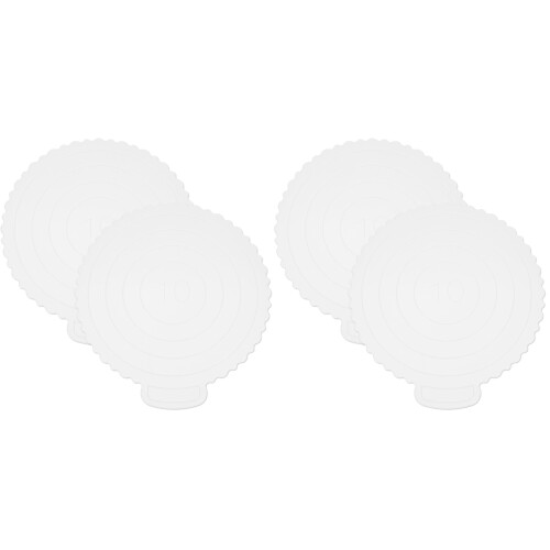 4 Stuks Cakebodems Decoratieve Serveringsdienbladen 10 Inch 1