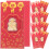 50Pz Buste Rosse Resistenti Per Custodia Soldi E 1