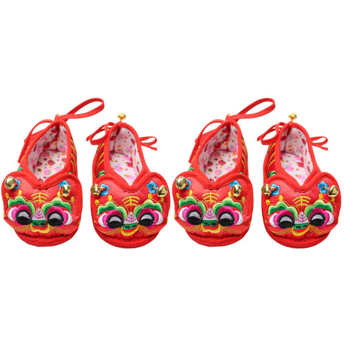 2 Paia Scarpe Per Con Ricamo 1