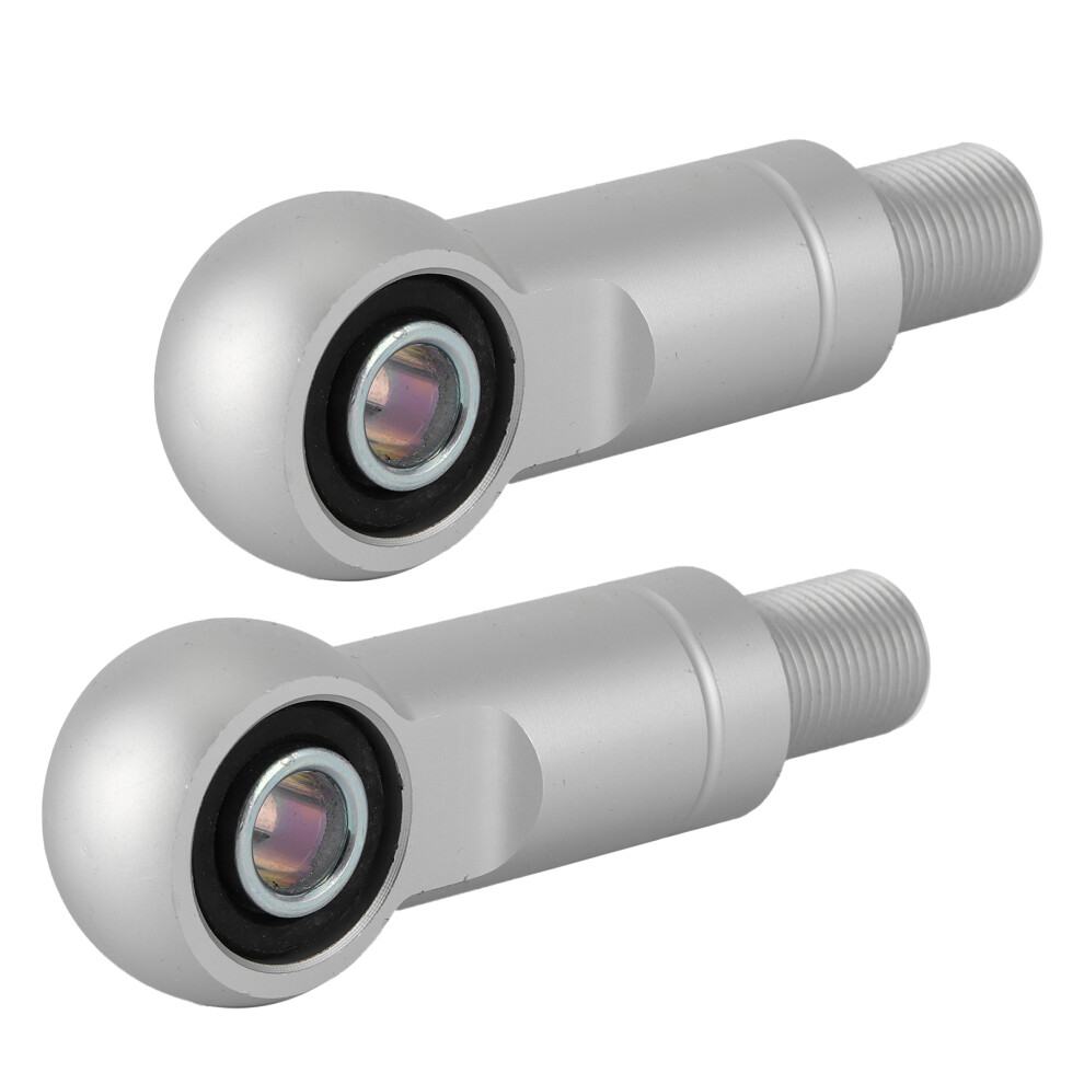 10Mm Hole Air Shock Absorber Adapter, 95Mm/3.7In Aluminum Silver 3491359806608
