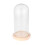 2 Pezzi Cupola 9X24 Cm Con Base In 6