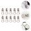 20Pz Zip Resistenti in Zinco Argento Per Riparazione 3