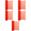 5 Rood Papier Chinese Blanko Schrijfpapier 7