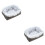 2St Lichtgrijs Kattenbed Vouwbaar Met 6