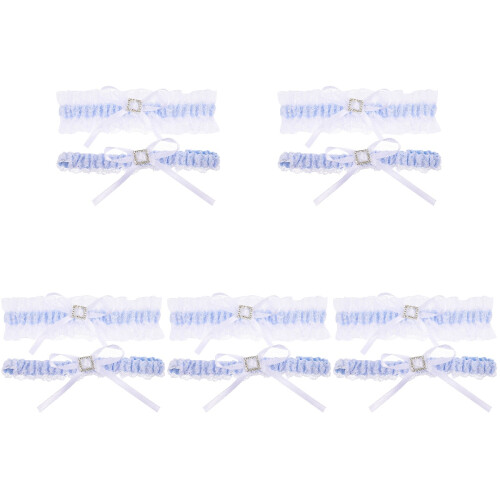 5Paren Set Bruidskousen Kant Strik Elastische Lieftallige Bruid 1