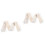 2St Wit Nep Voor Doe-Het- Gnoom Baard En Accessoires 4