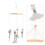 2 Wieg Mobile Wolkvorm Felt Hanger Baby 11