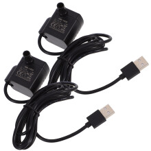 2 Szt. Miniaturowa Pompa Zanurzeniowa USB Do Akwarium I Fontanny