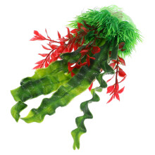 Planta Aquática Artificial Plástico Para Decoração De