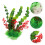 Planta Aquática Artificial Plástico Para Decoração De 5