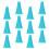36 Peças Protetores De Para Tricô Silicone 1