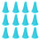 36 Peças Protetores De Para Tricô Silicone 2