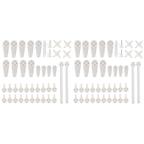 84 Peças Suportes Para Pendurar Kit 2