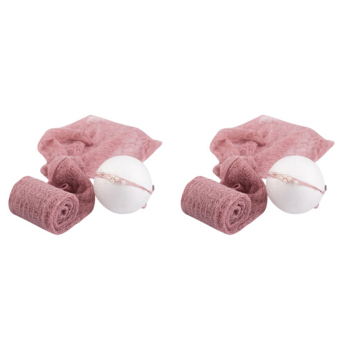 2 Unidades Envoltório De Mohair Para Bebê Com ( ) 1