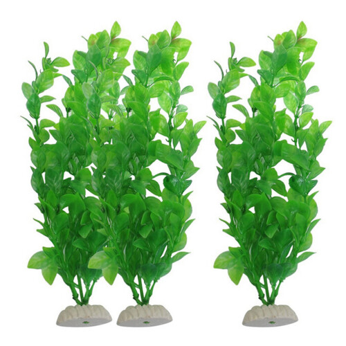 9 Peças Planta Artificial Subaquática Entada Phaseoloides Para