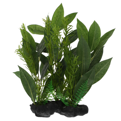 3 Peças Planta Aquática Artificial Plástico Para