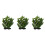 3 Peças Planta Aquática Artificial Plástico Para 4