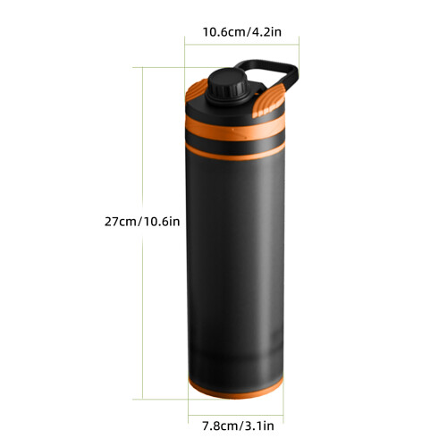Portable Water Filter Bottle | 10,000L Cap, 7.8x10.6cm 1
