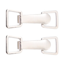 6Pares Conectores De Para Cintura Prateados Simples E Duráveis