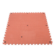 Interlocking Foam Mat 9 Pcs for Knitting Blocking Brick Red Crochet Projects