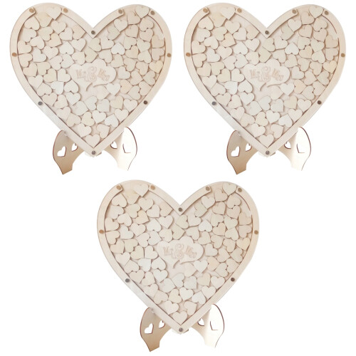 3Stk Khaki Naturmaterial Hochzeit Feiern 2