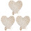 3Stk Khaki Naturmaterial Hochzeit Feiern 2