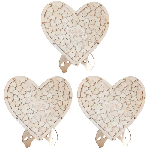 3Stk Khaki Naturmaterial Hochzeit Feiern 1