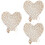 3Stk Khaki Naturmaterial Hochzeit Feiern 6