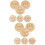 12 Baby Monatliche Marker Holz 9