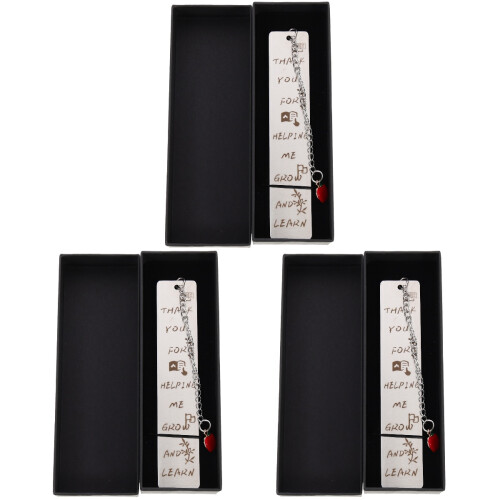 3 Sets Lesezeichen Stilvoller Seitenmarkierer Für Und Lehrer 1