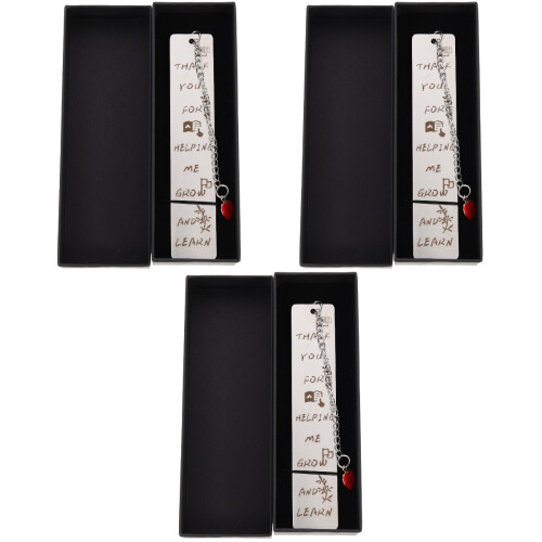 3 Sets Lesezeichen Stilvoller Seitenmarkierer Für Und Lehrer 2