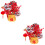 2Sets Roter Desktop Bonsai Neue Jahr Chinesisch 8