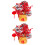 2Sets Roter Desktop Bonsai Neue Jahr Chinesisch 7