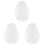 3St Bruidskamsluiers Wit Praktisch Elegant Bruidsversiering 2