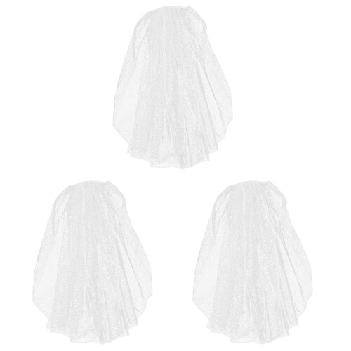 3St Bruidskamsluiers Wit Praktisch Elegant Bruidsversiering 1