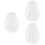 3St Bruidskamsluiers Wit Praktisch Elegant Bruidsversiering 6