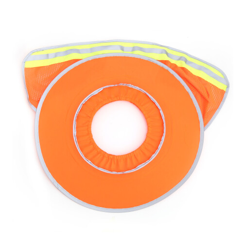 Hard Hat Sun Shield Reflective Stripe Breathable Construction Safety Gear