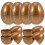 20 Stuks Gouden Plastic Vullbare Eieren Snoep Doosjes 10