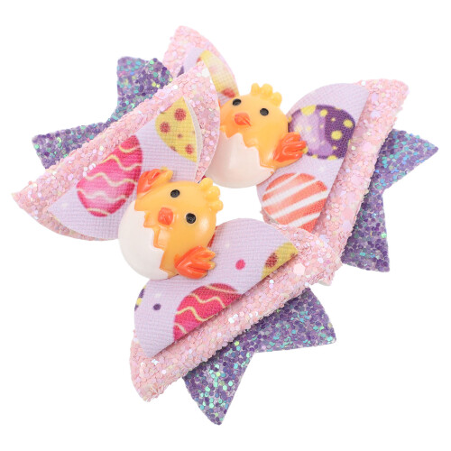 2 Easter Haarlinten Clips Kuiken Haaraccessoires