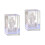 2St Gegraveerd Kristallen Decoratie Transparant Gift 5