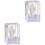 2St Gegraveerd Kristallen Decoratie Transparant Gift 4