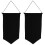 2 Stuks Wandcanvas Speldhouder Brossehouder Canvas Banner 4