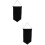 2 Stuks Wandcanvas Speldhouder Brossehouder Canvas Banner 9